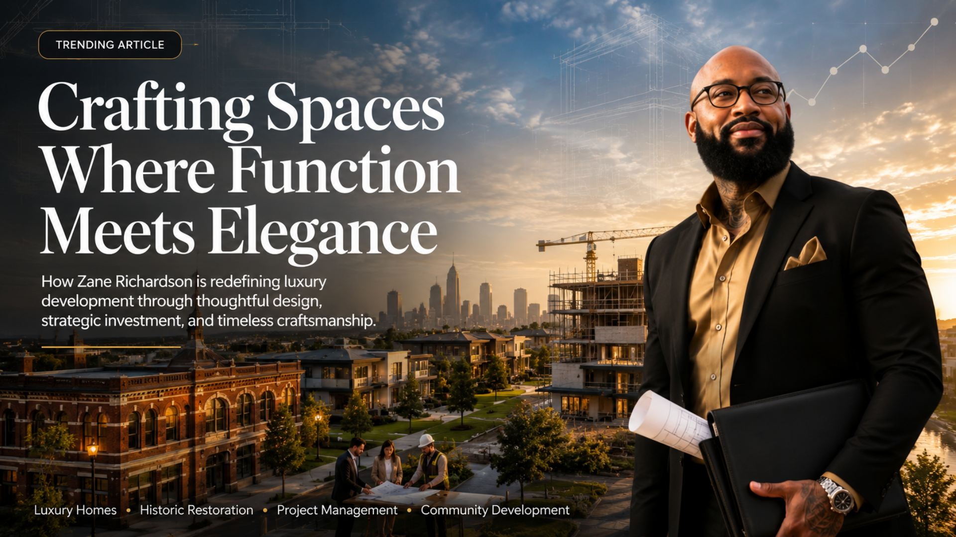 BlackHarbor BD Joint Venture Company CEO  Zane Richardson: Crafting Spaces Where Function Meets Elegance