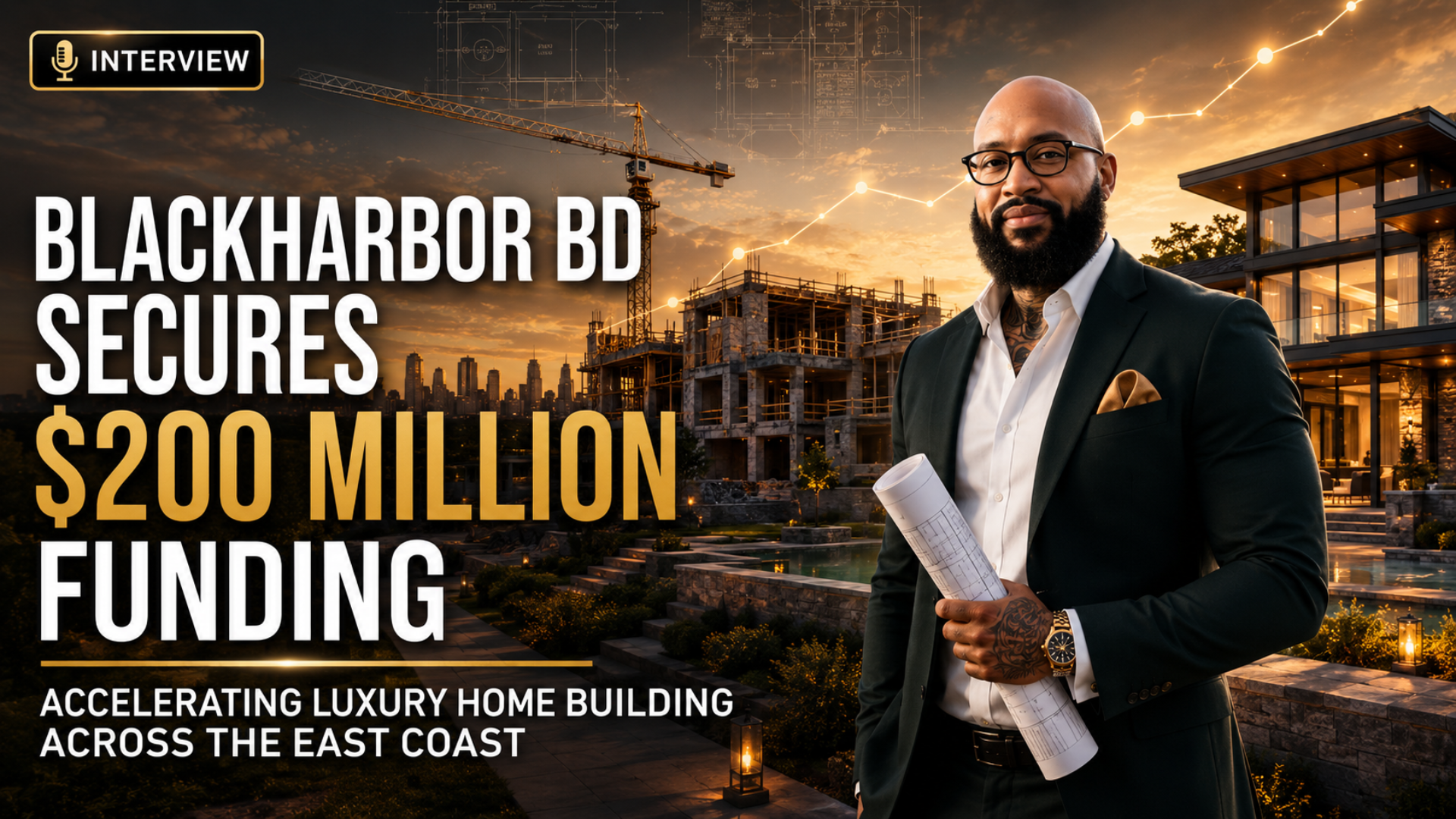 BlackHarbor BD JV Company Secures $200M Funding to Elevate Luxury Home Building Across the East Coast.